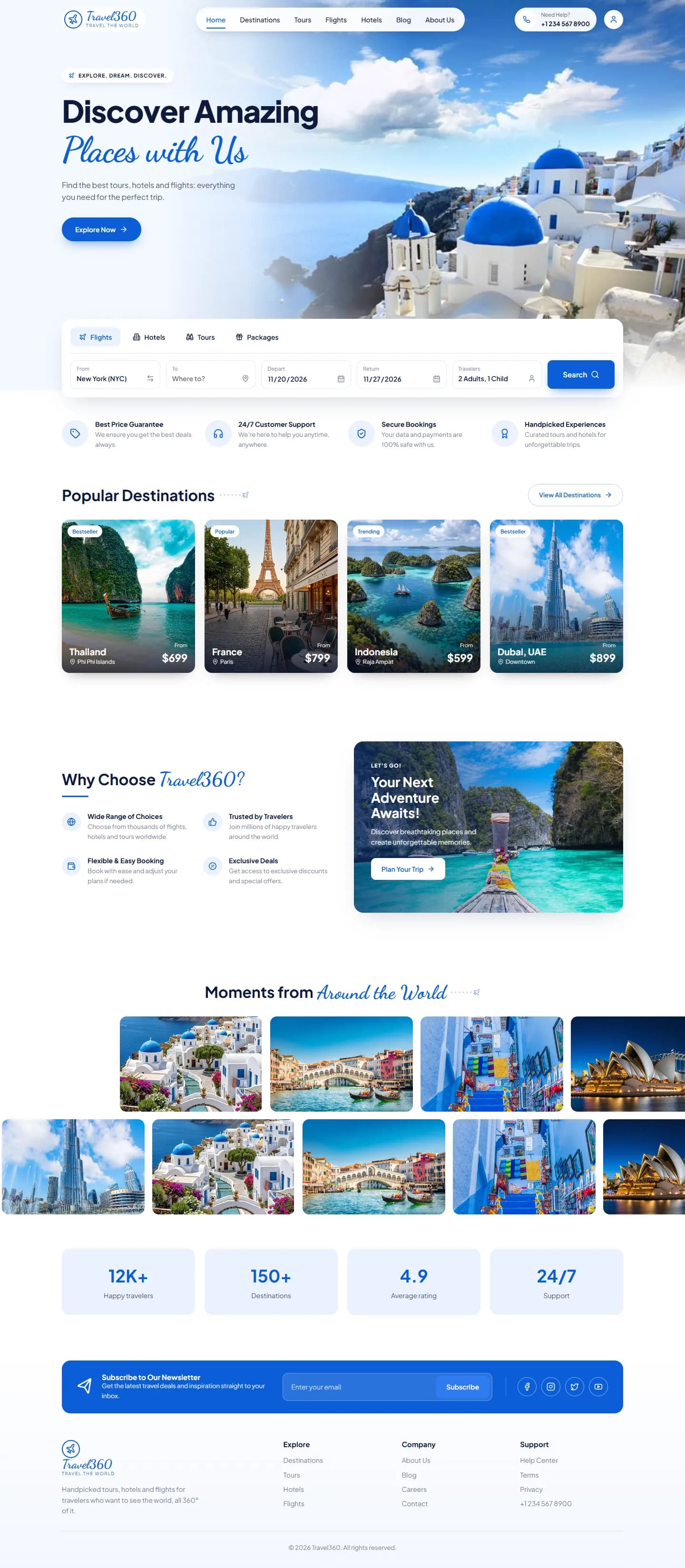 Travel360 project preview