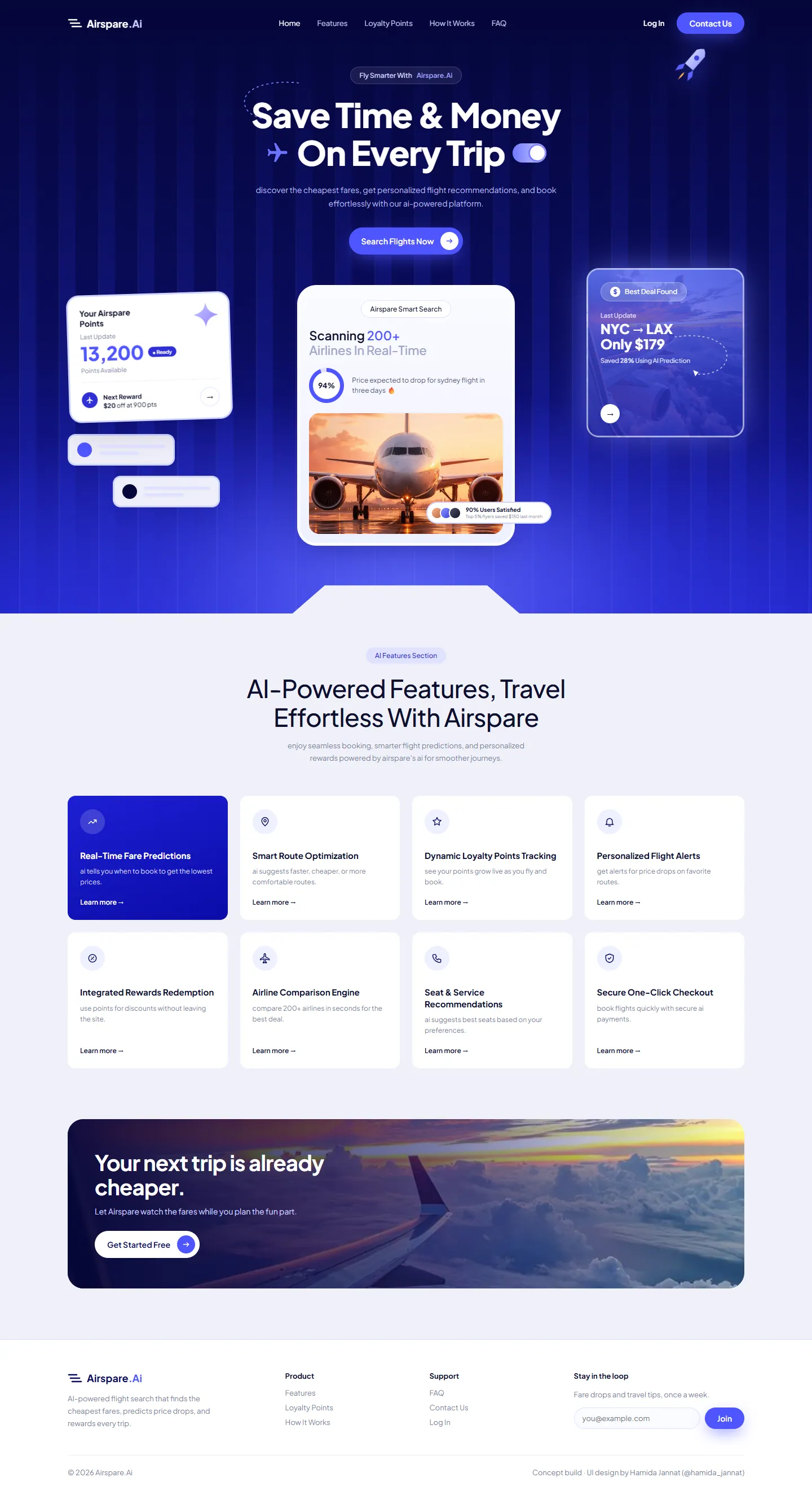 Airspare.Ai — website built by Victor Abah