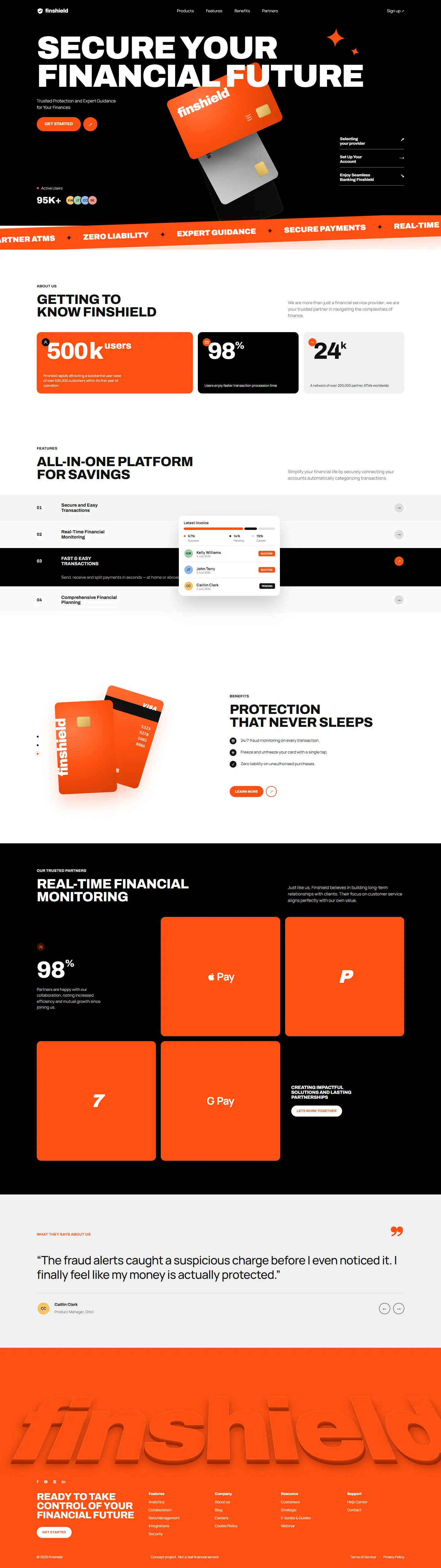 Finshield — website built by Victor Abah