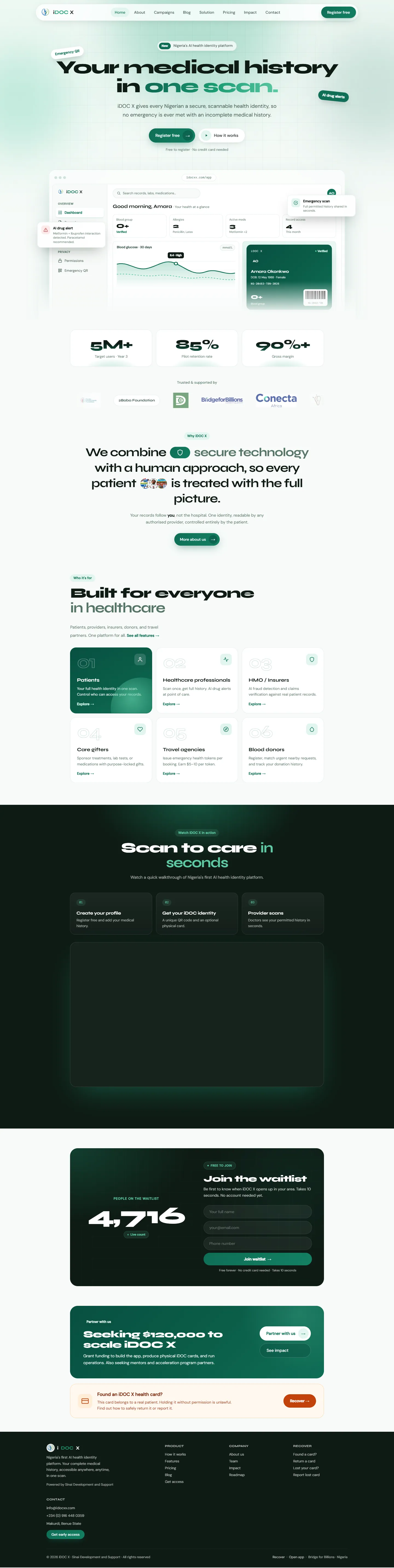 iDocxx — website built by Victor Abah