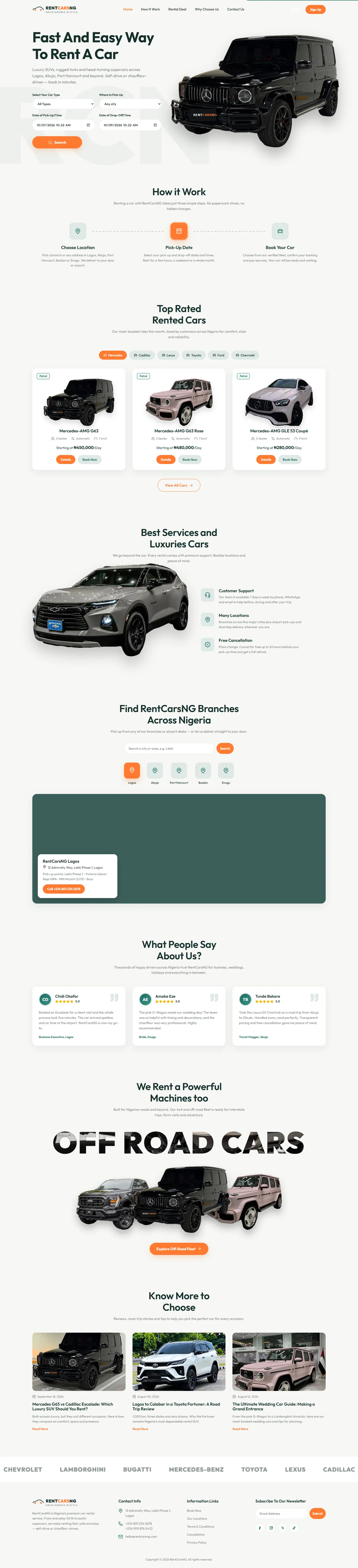 RentCarsNG — built by Victor Abah